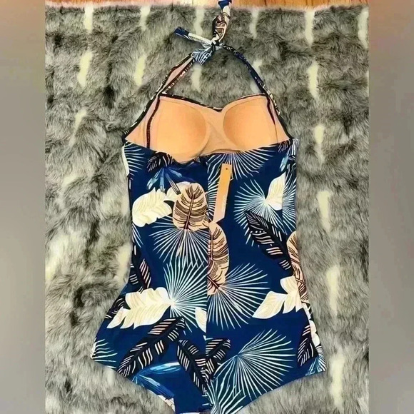 NWT Women’s Retro Tummy Control Swimsuit Size M medium one piece - Picture 7 of 9